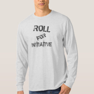 Camiseta "Roll para Iniciativa", desafia Dungeons Dragons