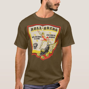 Camiseta RollArena Roller Rink Vintage Defunct Skating Club