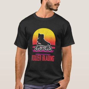 Camiseta Roller Blading Skates Roller Skatting em linha