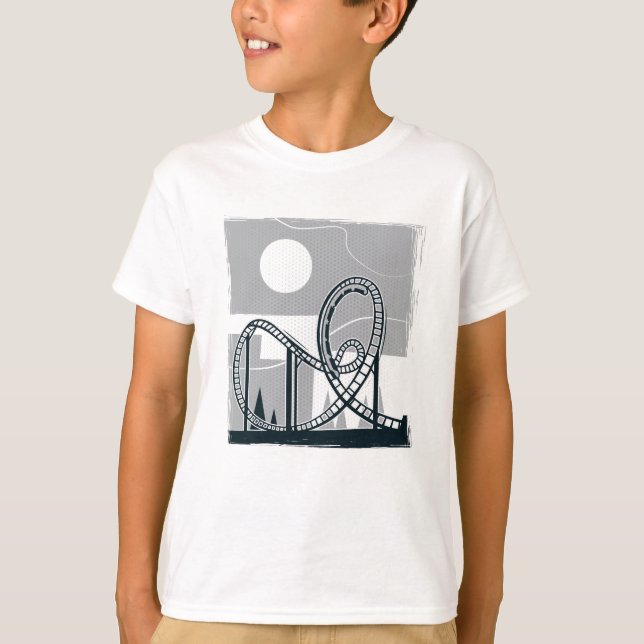 Camiseta Roller coaster (Frente)