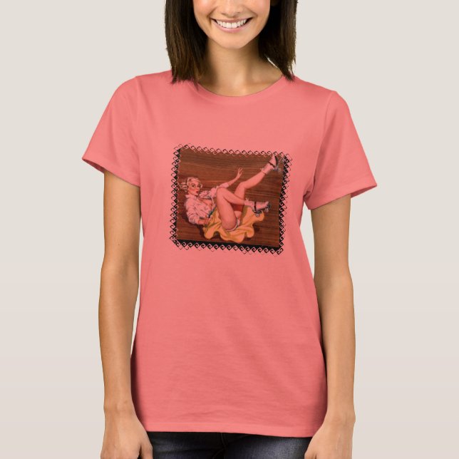 Camiseta Roller Derby Girls! (Frente)