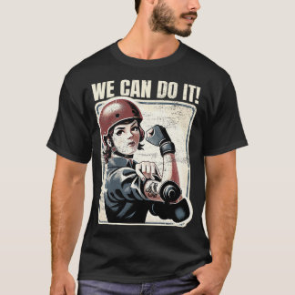 Camiseta Roller Derby Girls Pode Fazer Isso Rolando Derby 6