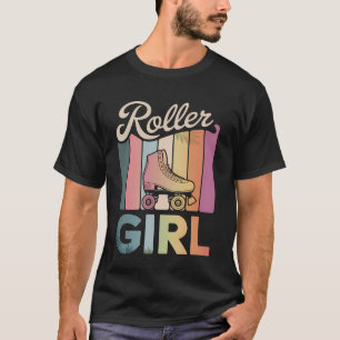 Camiseta Roller Girl Skater Roller Skating 70s 90s Rol