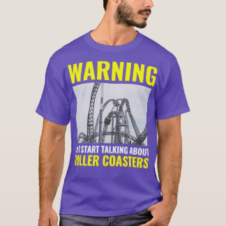 Camiseta Roller Porta copos Amusement Park Vintage Funny 1