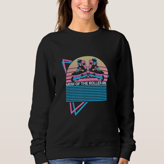Camiseta Roller Skate Roller Skating Mom Retro Mom Of The R (Frente)