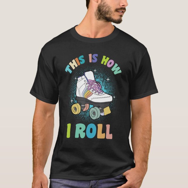 Camiseta Roller Sking Cote É Assim Que Eu Rolo Roller Ska (Frente)