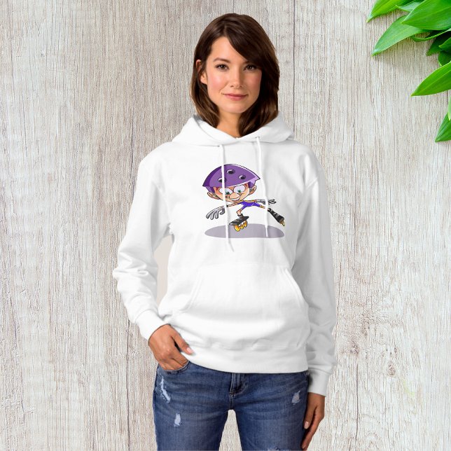 Camiseta Rollerblader Womens Hoodie (Criador carregado)