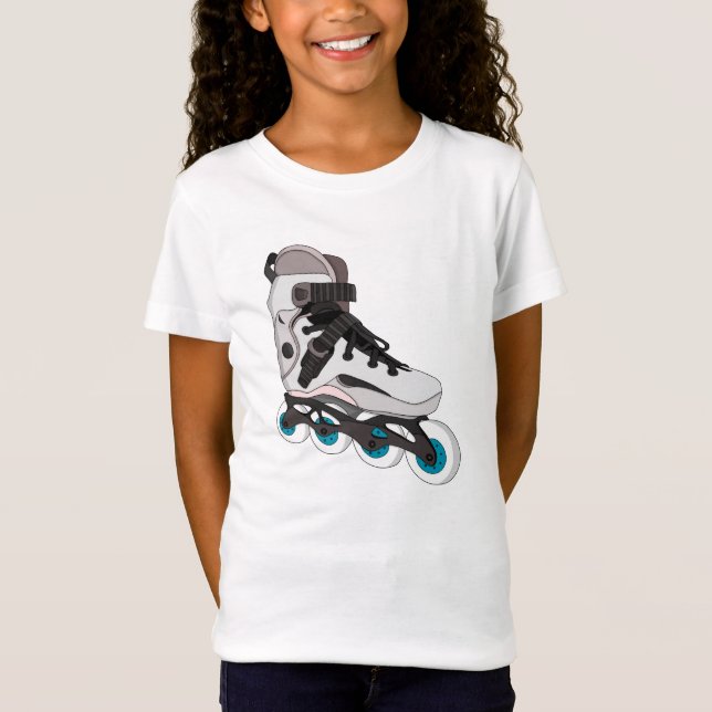 Camiseta Rollerblades Rollerskates Inline Skates Arte (Frente)