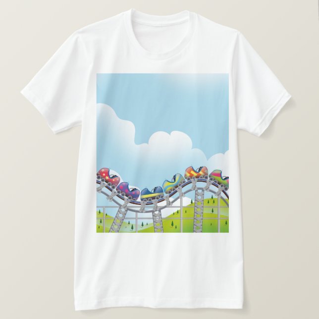 Camiseta Rollercoaster (Frente do Design)