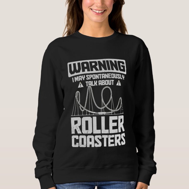 Camiseta Rollercoaster Amusement Park Engraçado Porta copos (Frente)