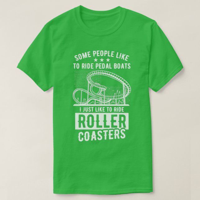 Camiseta Rollercoaster Roller - Porta copos Tema Park Amuse (Frente do Design)