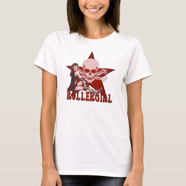 Camiseta rollergirl (Frente)