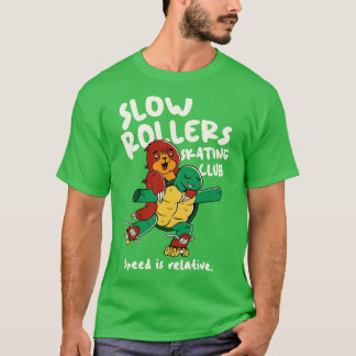 Camiseta Rollers Lentos Clube de Patinação Engraçado Tartar