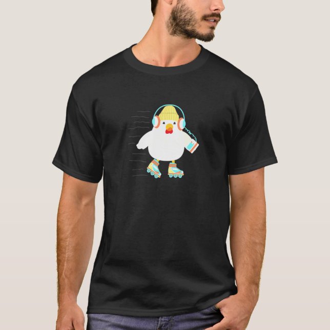 Camiseta Rollerskate do Pintinho Derby Roller (Frente)