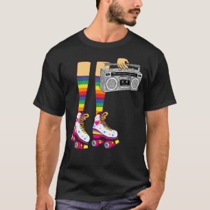 Camiseta Rollerskates Retro Rollerskate anos 80 Roller Disc