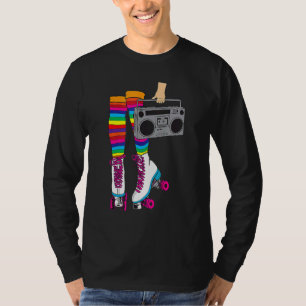 Camiseta Rollerskates Retro Rollerskate anos 80 Roller Disc