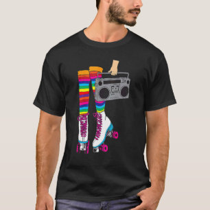 Camiseta Rollerskates Retro Rollerskate anos 80 Roller Disc