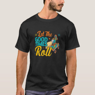Camiseta Rollerskates retrorreflectores Rastreamento do cil