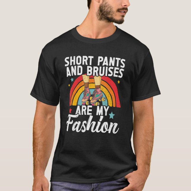 Camiseta Rollerskates retrorreflectores Rastreamento do cil (Frente)