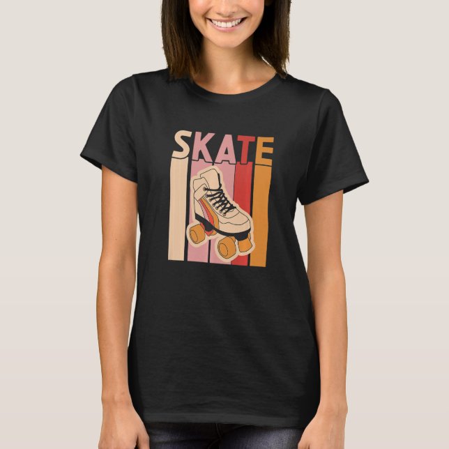 Camiseta Rollerskates retrorreflectores Rastreamento do cil (Frente)