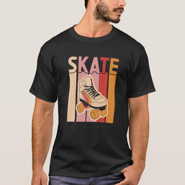 Camiseta Rollerskates retrorreflectores Rastreamento do cil (Frente)