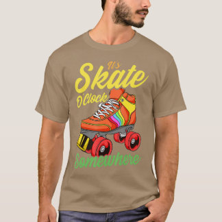 Camiseta Rollerskates T Shirt Vintage Roller Skating
