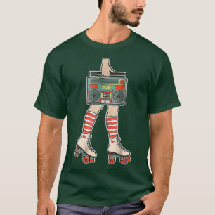 Camiseta Rollerskates Vintage Roller Skating Disco