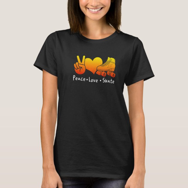 Camiseta Rollerskating 80 Skates 70s P (Frente)