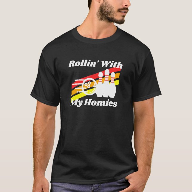 Camiseta Rollin com minha Boliche pessoal (Frente)