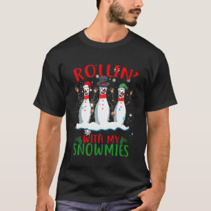 Camiseta Rollin com o Natal da minha Boliche de neve
