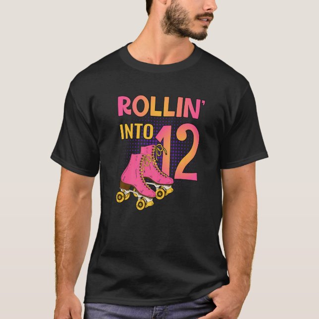 Camiseta Rollin' Em 12 Roller Girl 12 Sk (Frente)