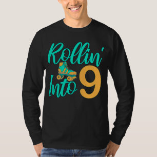 Camiseta Rollin' No Aniversário Do Partido Da Patinação Der