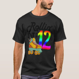 Camiseta Rollin para 12 mulheres patinando Calçados