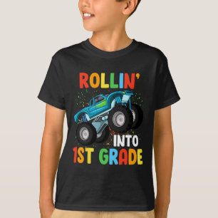 Camiseta Rollin' para 1rua de caminhonete monstro 100º dia