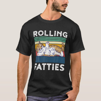 Camiseta Rolling Fatties Cat Funny Cat