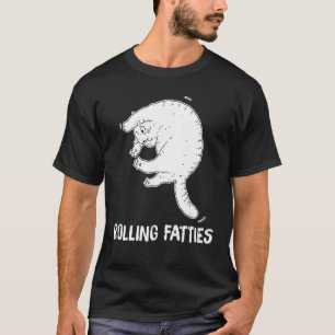 Camiseta Rolling Fatties Gato  Gato  Roupas Gato Pai Gato M
