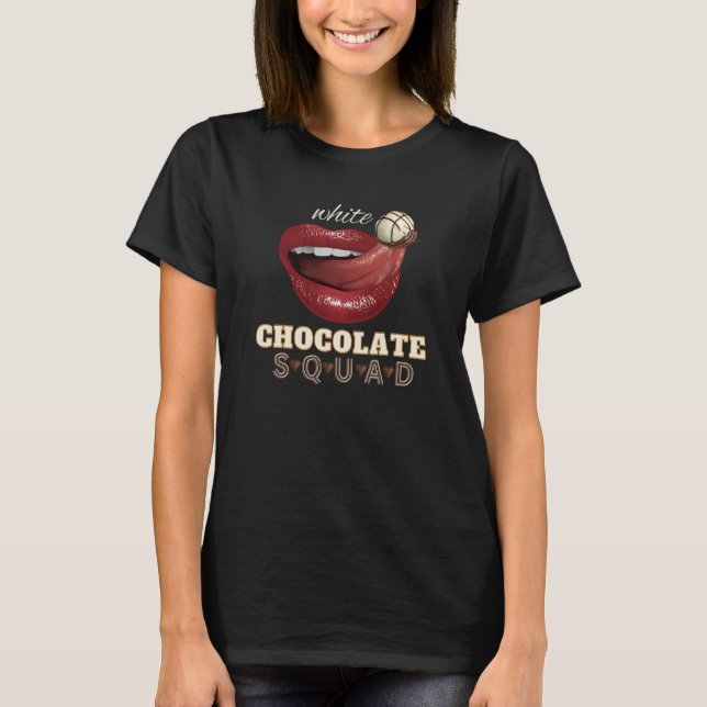 Camiseta Rolling White Chocolate Chip Gourmand Tongue (Frente)
