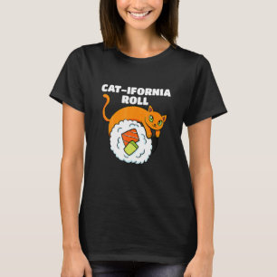 Camiseta Rolo Califórnia Sushi Prato Japonês Cozinha Itame