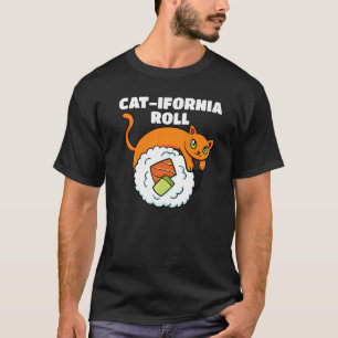 Camiseta Rolo Califórnia Sushi Prato Japonês Cozinha Itame
