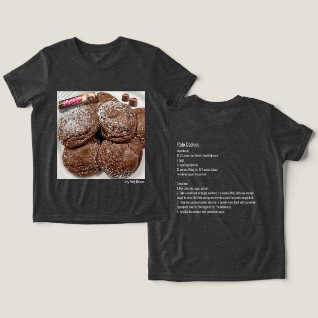 Camiseta Rolo Cookies (Design Frente e Verso)