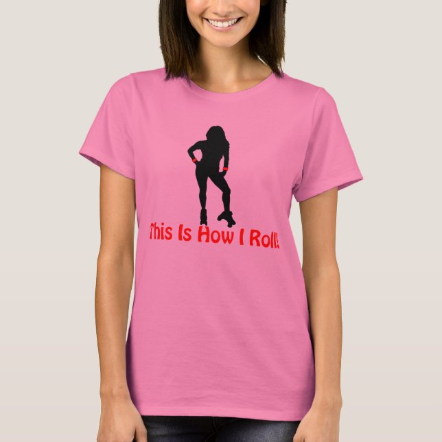 Camiseta Rolo de Derby do rolo (Frente)