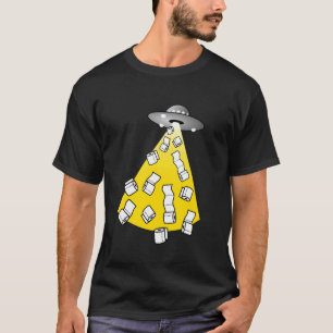 Camiseta Rolo de Papel Higiênico OVNI Engraçado - Humor