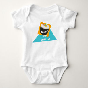 Camiseta Rolo de sushi do Pequeno do Mama - equipamento do