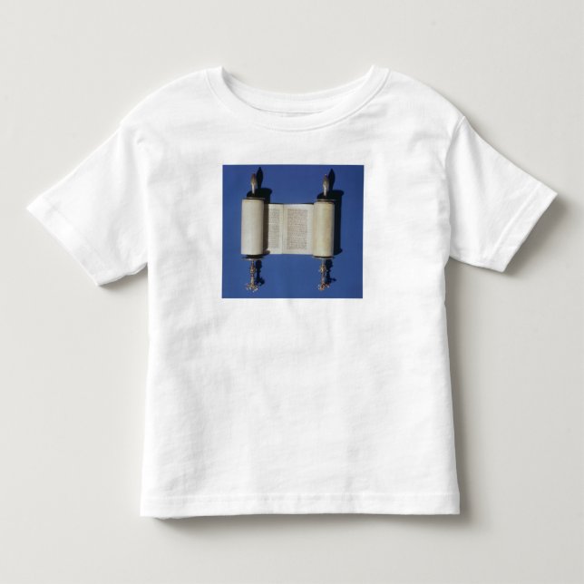 Camiseta Rolo diminuto de Torah, 1765 (Frente)
