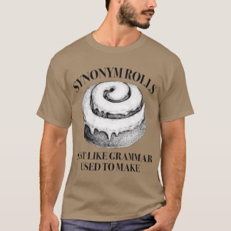 Camiseta Rolos de Sinônimo Clássico Tal Como A Gramática Co