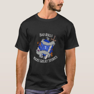 Camiseta Rolos defeituosos fazem histórias de Excelentes
