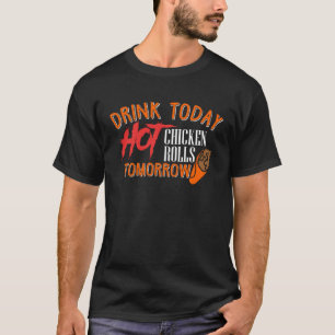 Camiseta Rolos Quentes de Frango Irlanda Bebendo St Patrick