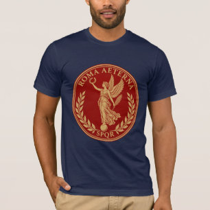 Camiseta Roma Aeterna – Vitória Alada Romana SPQR