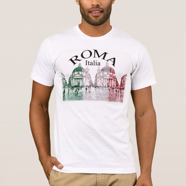 Camiseta Roma carimbou (Frente)
