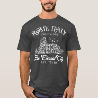 Camiseta Roma Itália A Cidade Eterna Viajando Meninas Trip 